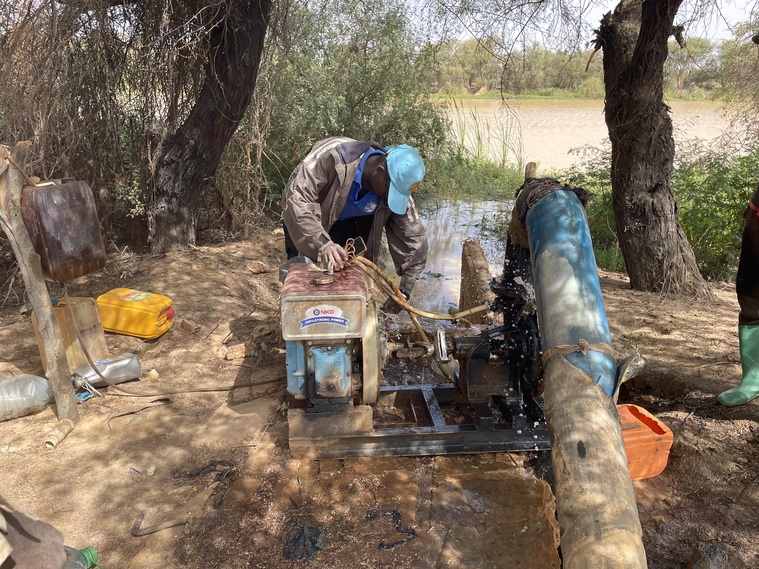 Senegal, Pumpe für Seydou